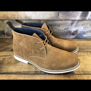 Hawke & Co. Mojave Chukka Boots SAND Faux Suede Men's Size 10